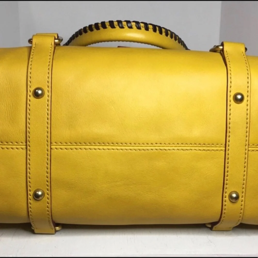 Dooney & Bourke Florentine Sunflower Satchel - Picture 5 of 12